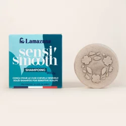 Shampooing solide cuir chevelu sensible poudre de pivoine - 70ml - Lamazuna