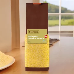 Semoule de maïs moyenne suisse BIO - 500g - Biofarm