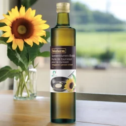 BIO-Sonnenblumenöl Bratöl Schweiz - 500ml - Biofarm