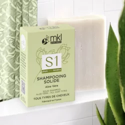 Festes Shampoo extra mild natürlich Aloe Vera - 65g - MKL Green Nature