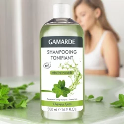 Shampooing tonifiant BIO menthe poivrée & eau thermale - 500ml - Gamarde