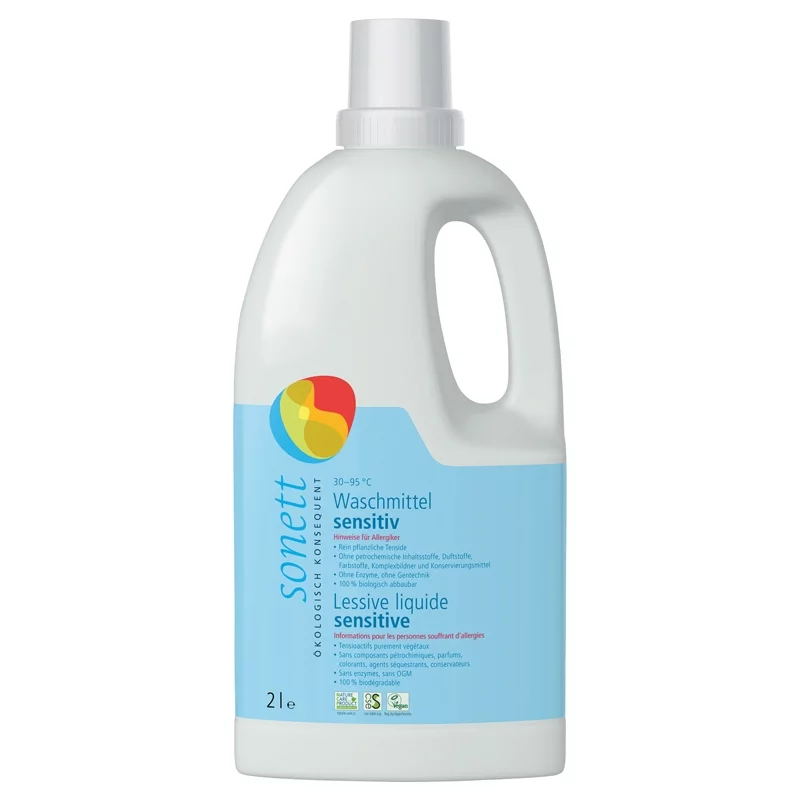 Lessive liquide sensitive écologique sans parfum - 5l - Sonett