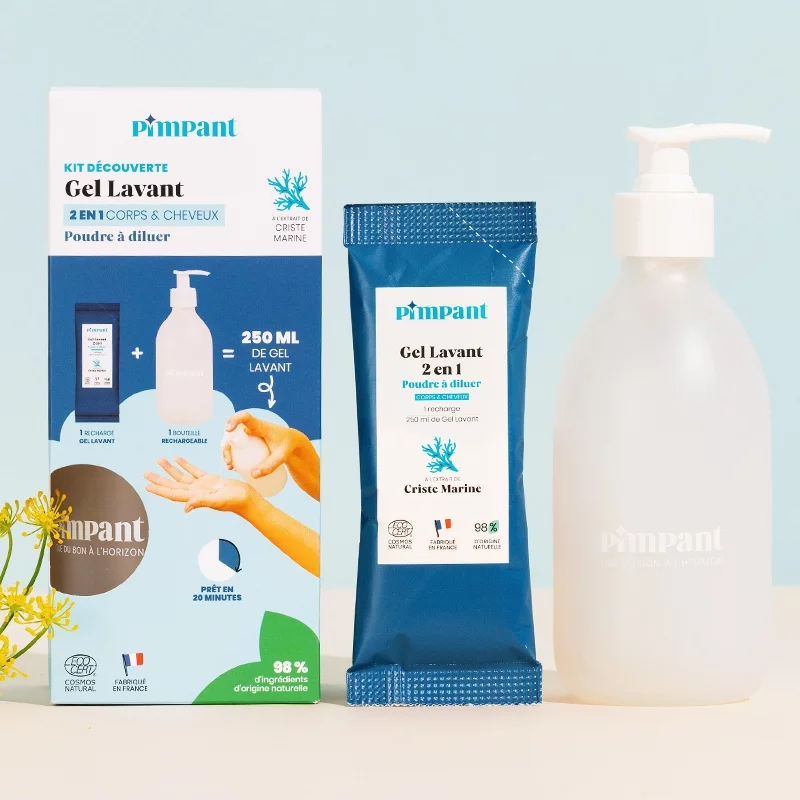 Kit découverte gel lavant 2 en 1 criste marine - Pimpant