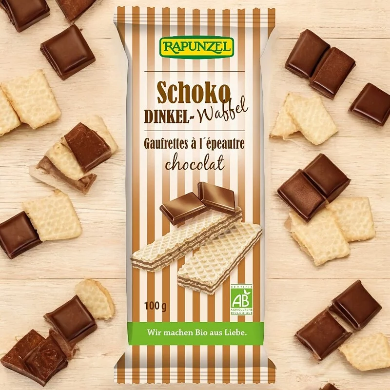 BIO-Vollkornwaffeln Schoko - 100g - Rapunzel